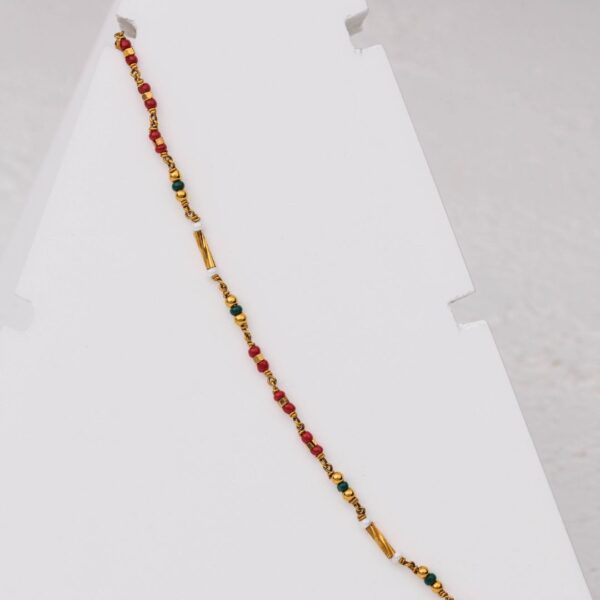 Beautiful Enamel Multicolour beads Rhythm Chain