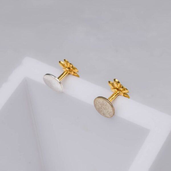 Dancing Ball Gold Long Earrings